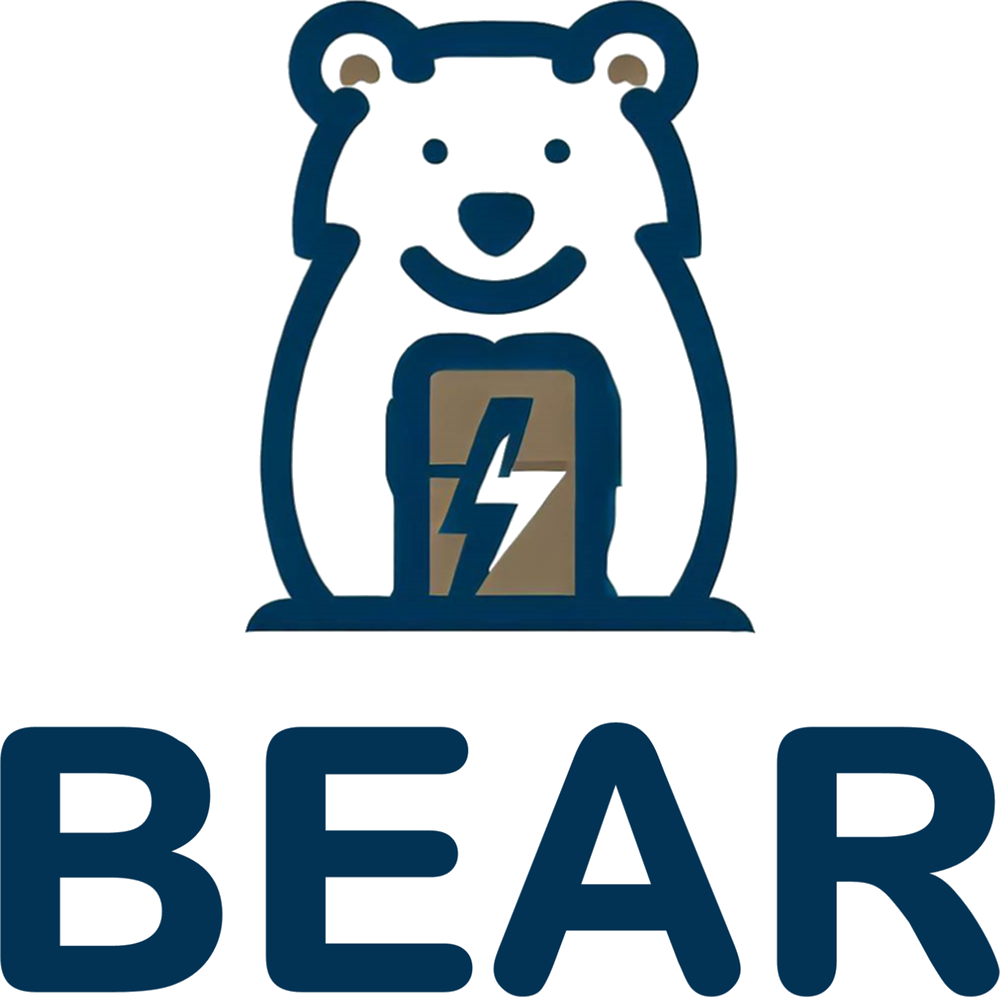 BEAR Lab logo — a polar bear holding a battery